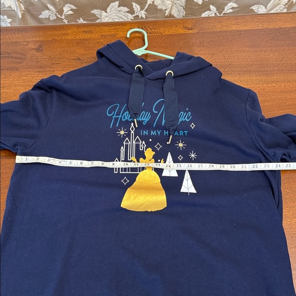 Disney Princess Holiday Magic In My Heart Size Large Long Hoodie sweatshirt New - Picture 11 of 12